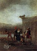 Francisco de Goya The Strolling Players France oil painting artist